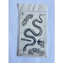 Yılan 18X11 cm Yarı Kalıcı Geçici Dövme