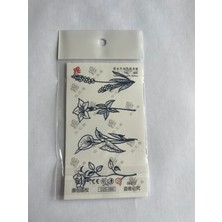 Parmak Dövmeleri MODEL16- 11X8 cm Yarı Kalıcı Geçici Dövme Yapıştırma Dövme