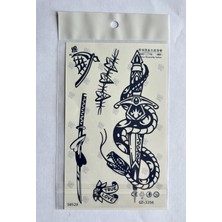 Kama 18X11 cm Yarı Kalıcı Geçici Dövme