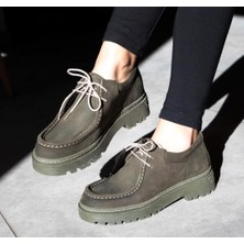 Nish N24161 Hakiki Nubuk Deri Günlük Ayakkabı