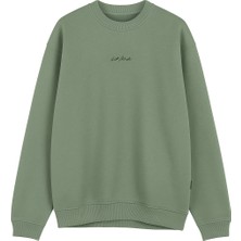 Mint Minimal Baskılı Oversize Şardonlu Premium Sweatshirt