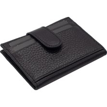 Pierre Cardin Siyah Unisex Deri Kartlık 0107S3L