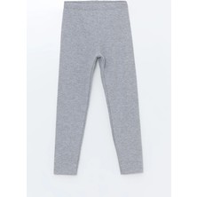 HÇM Çocuk Kız Alt Içlik Esnek Lastikli Gri Renkli Günlük Kullanım İçin Skinny Fit