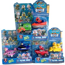 Paw Patrol Pati Devriyesi Chase Rubble Skye Marshall Rocky Zuma Görev Araçları Karakter Seti 6lı