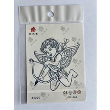 Melek Minimal 11X8 cm Yarı Kalıcı Geçici Dövme Yapıştırma Dövme