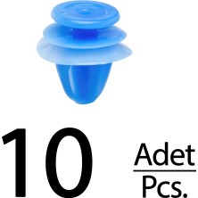 Alpha Auto Part Peugeot, Citroen, Renault Için Çıta Klips- 10 Adet