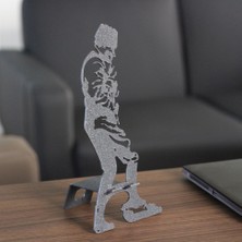 Pirudem Büyük Taarruz Pps- 24X11 cm Metal Cep Telefon Standı - Metal Sanatları