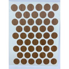 mobilyap Yapışkanlı Vida Gizleme Yapıştırma Vida Tapası Tıpası(50 Adet) - Italyan Ceviz Kenar Bantları Çok Re