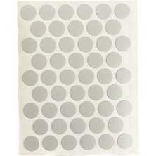 mobilyap Yapışkanlı Vida Gizleme Yapıştırma Vida Tapası TIPASI(100 Adet) - Gri