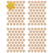 200 Adet Eğridir Meşe Yapışkanlı Yapıştırma Vida Tapası Tıpası Siyah Vida Kapatıcı Kapağı 14 mm