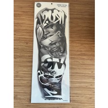 Maske 1 Hafta Kalıcı Tam Kol Bacak Yapıştırma Geçici Dövme 46 cm