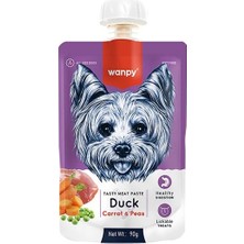 Wanpy Taze Ördekli ve Havuçlu Et Ezmesi Doğal Köpek Ödülü 90 gr