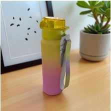 Paradise Çift Renkli 700 ml Sızdırmaz Pipetsiz Ip Tutmaçlı Büyük Model Su Şişesi