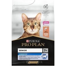 Pro Plan Senior 7+ Somonlu Yaşlı Kedi Maması 3 kg Plastik Malzemeden Üretilmiş Tekli Besin