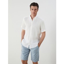 Lc Waikiki Yeni Sezon Standart Kalıp Kısa Kollu Gabardin Erkek Gömlek