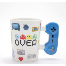 Game Over Porselen Kupa Bardak ALK1101 Dekoratif Hediyelik