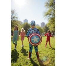 Kaslı Karakter  Kostümü Kas Içleri Elyaf Dolgulu