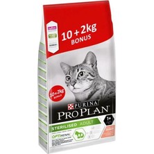 Pro Plan Sterilised Somonlu Kısırlaştırılmış Kedi Maması 10+2 kg