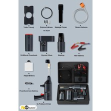 Rv-Ting Araç Otomobil Akıllı Set Araç Yıkama Araç Içi Süpürme Araç Lastik Şişirme Akü Takviye Seti