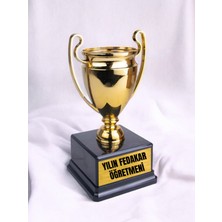 Yılın Fedakar Öğretmeni 23 cm Hediye - Kadın Öğretmen Hediye, Kadın Öğretmenler Günü Hediyesi