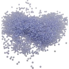 08 Kum Şeffaf Mavi Boncuk 3 mm (90 Gr)