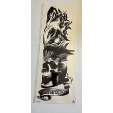 Karga 1 Hafta Kalıcı Tam Kol Bacak Yapıştırma Geçici Dövme 46 cm