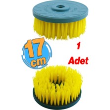 Profesyonel Halı Yıkama Fırçası Silindir Yuvarlak Sert Uçlu Motorlu Makine Tırpan Başı Aparat 1 Adet