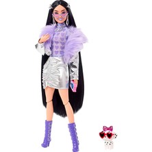 Barbie Extra Mor Botlu Bebek HHN07