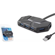 Hadron HDX7038 Usb3.0 Hub 7-Usb3.0 1.2m Siyah