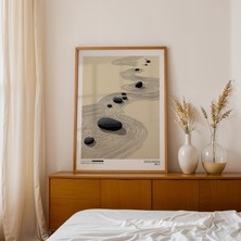 Beige Japandi Art : Zen Meditation Room Decor ( )