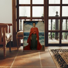 Benzersiz Frida Kahlo Portresi, Frida Kahlo Fotoğrafı, Frida Kahlos