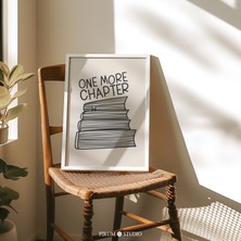 Bir Bölüm Daha Okuma Köşesi Duvar Sanatı, Kütüphane Kitaplık Duvar Dekoru