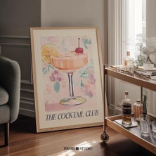 Pastel Martini Kokteyli: Eğlenceli Bar Arabası Sanatı ( )