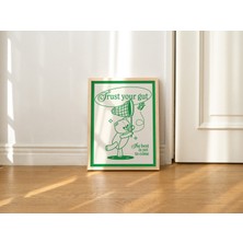 Retro Ayı, Olumlu Söz Duvarı, Sevimli Kelebek Poster, Baskılar