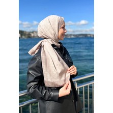Aker Monogram Jakar Şal 6060900-933 Açık Vizon