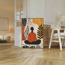 Henri Matisse'den Esinlenilmiş, Yoga Sanatı, Soyut Duvar Sanatı, Matisse Duvar Sanatı