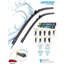 Renault Megane 3 2011 Model Ön  Silecek Takımı Sentinel Aero Dynamic