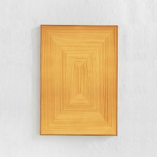 Soyut Sanat: Sarı Hardal Poster