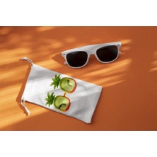 Ananas Detaylı Gözlük Kesesi