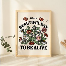 Retro Botanik Poster, Estetik Söz Baskısı, Çiçek Pazarı Duvar Dekoru, Kır Çiçekleri Posteri