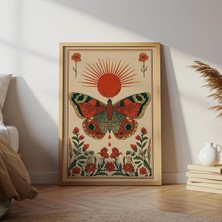 Kelebek Halk Sanatı: Vintage Botanik Illüstrasyon ( )