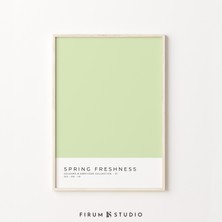 Danimarka Pastel Dekoru, Renk Bloğu, Pastel Yeşil Sanat, Yurt Odası Duvar Sanatı