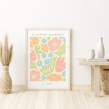 Lima Çiçek Pazarı, Pastel Duvar Dekoru, Çiçek Pazarı, Çiçek Sergisi