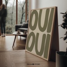 Oui Oui Fransızca Sözü: Zeytin Yeşili Minimalist Mutfak Sanatı ( )