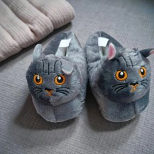 Kadın Panduf Kadın Gri Panduf Kedi Pandufu