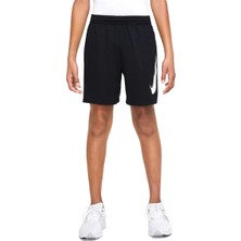 Nike Dri-Fit Multi+ Çocuk Siyah Antrenman Şort DX5361-010