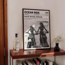 Ocean Ride Gazetesi: Eski Plaj Posteri ( & )
