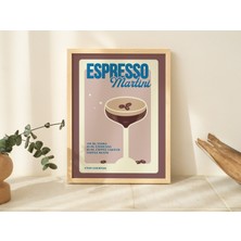 Espresso Martini, Retro Duvar Dekoru Sanatı, Alkollü Kokteyl Tarifi