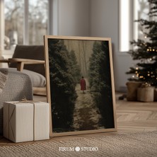 Moody Forestcore Duvar Sanatı, Karanlık Cottagecore Estetik Sanatı