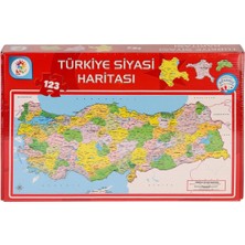 LSH002 Siyasi Harita Puzzle -Laçokids